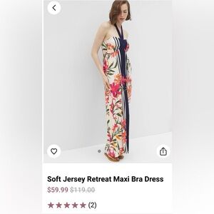 Soma Floral Halter Maxi Dress